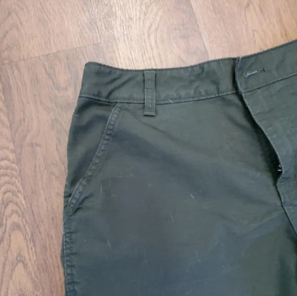 Carhartt cargo shorts size 10 original fit green - Picture 3 of 3